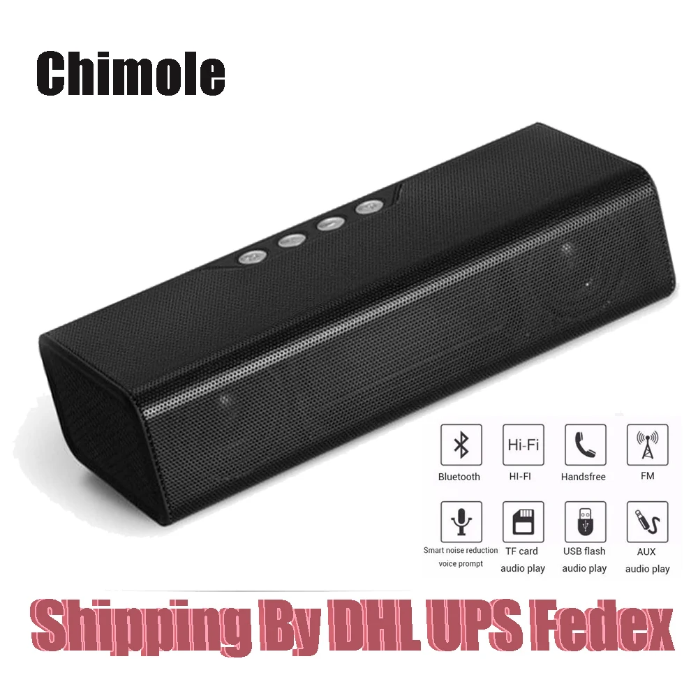 10pcs Chimole Portable Wireless Bluetooth HIFI Speaker For TF Card FM Radio MP3 Player USB Aux With Power Bank 4000mAh
10pcs Chimole Portable Wireless Bluetooth HIFI Speaker For TF Card FM Radio MP3 Player USB Aux With Power Bank 4000mAh