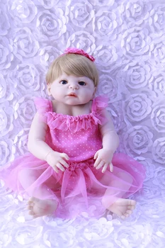 NEW ADORABLE 57CM REBORN DOLL HANDMADE FULL SILICONE bebe DOLL REBORN BONECA IN CUTE CLOTHES FASHION BABY DOLLS FOR GIRLS
NEW ADORABLE 57CM REBORN DOLL HANDMADE FULL SILICONE bebe DOLL REBORN BONECA IN CUTE CLOTHES FASHION BABY DOLLS FOR GIRLS