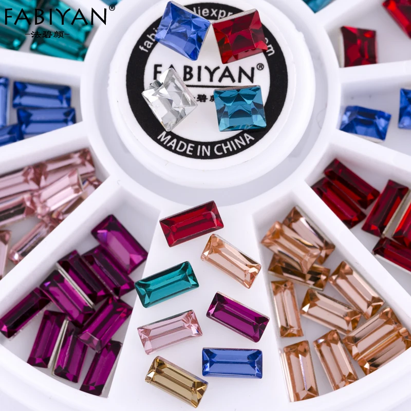 Nail Art Wheel Colorful Crystal Square Tips Jewelry Decoration Metal Acrylic Glitter Gem DIY Design UV Gel Polish Manicure Tools
Nail Art Wheel Colorful Crystal Square Tips Jewelry Decoration Metal Acrylic Glitter Gem DIY Design UV Gel Polish Manicure Tools