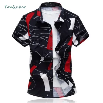 Tonlinker 2018 Summer Men shirt Casual Printing Short Sleeve men shirts Slim fit Short sleeves Large Size Men's Clothing 5XL 6XL
Tonlinker 2018 Summer Men shirt Casual Printing Short Sleeve men shirts Slim fit Short sleeves Large Size Men's Clothing 5XL 6XL