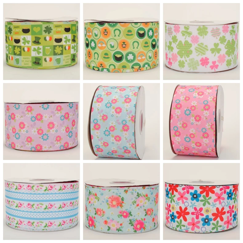NEW 50Y 3" 75mm fresh color Clover flowers ribbon pattern printed grosgrain ribbon free shipping
NEW 50Y 3" 75mm fresh color Clover flowers ribbon pattern printed grosgrain ribbon free shipping