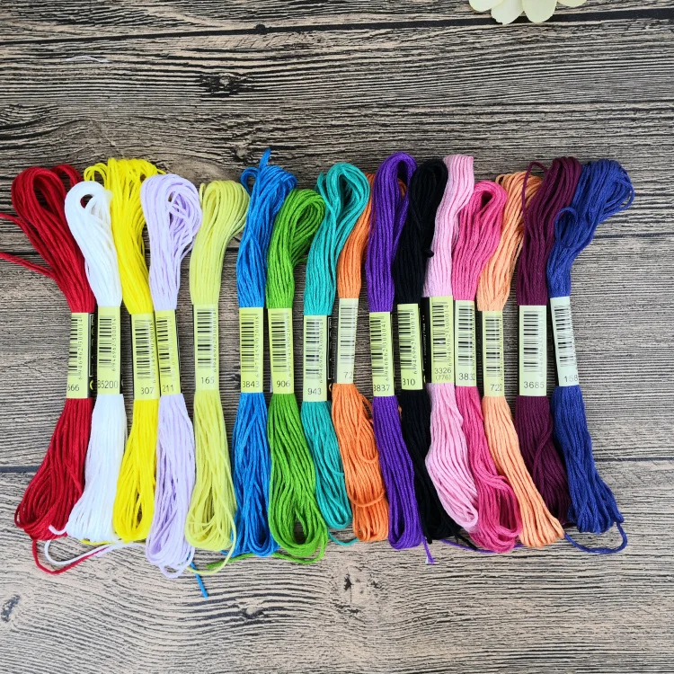 24/50/100/150/200 Colors dmc embroidery thread floss cross stitch cotton thread Similar cross-stitch kit DIY Sewing Skeins
24/50/100/150/200 Colors dmc embroidery thread floss cross stitch cotton thread Similar cross-stitch kit DIY Sewing Skeins