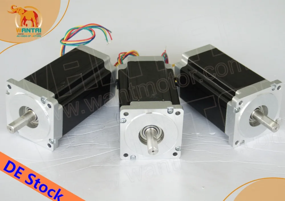 Ship From DE! Wantai 3PCS Nema34 Stepper Motor 85BYGH450D-008 1090oz-in 99mm 5.6A CE ISO ROHS Plasma Engraver Grind
Ship From DE! Wantai 3PCS Nema34 Stepper Motor 85BYGH450D-008 1090oz-in 99mm 5.6A CE ISO ROHS Plasma Engraver Grind