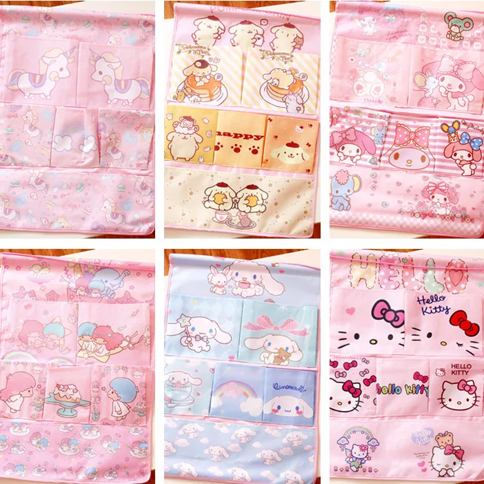New Cartoon Figures Melody Twin Star Cinnamoroll Model Toys Multi-Grid Hanging Storage Bag Model For Girl Gifts
New Cartoon Figures Melody Twin Star Cinnamoroll Model Toys Multi-Grid Hanging Storage Bag Model For Girl Gifts