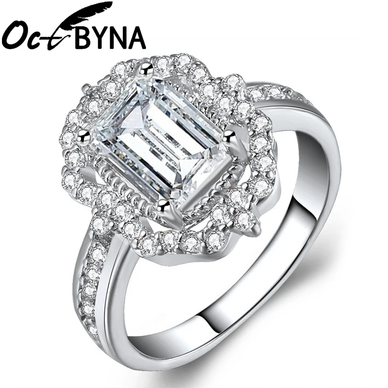 Silver/rose Gold Color Finger Rings For Women Female Clear Zircon Stacking Rings Princess Wedding Anniversary Jewelry Gift
Silver/rose Gold Color Finger Rings For Women Female Clear Zircon Stacking Rings Princess Wedding Anniversary Jewelry Gift