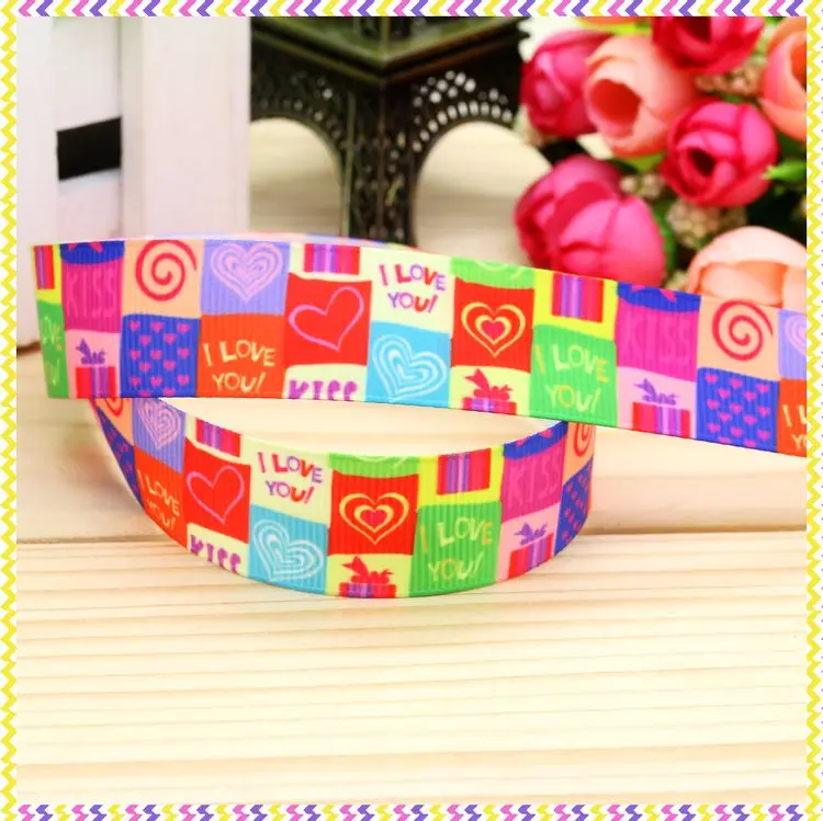 7/8inch Free Shipping Valentine Heart Printed Grosgrain Ribbon material Headwear Party Decoration Diy Wholesale Craft 22mm P4965
7/8inch Free Shipping Valentine Heart Printed Grosgrain Ribbon material Headwear Party Decoration Diy Wholesale Craft 22mm P4965