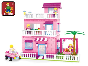 AUSINI 501Pcs DIY Princess House Building Blocks jugutets Girl Series 3D Construction Bricks Educational toys for children 24805
AUSINI 501Pcs DIY Princess House Building Blocks jugutets Girl Series 3D Construction Bricks Educational toys for children 24805