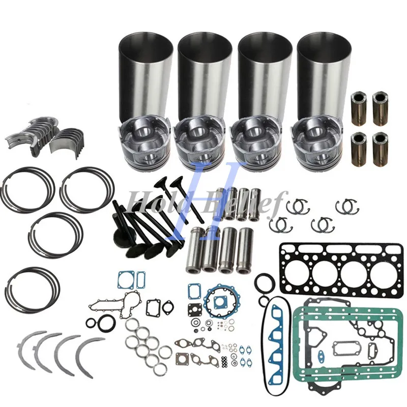 4 Cylinder Rebuild Kit for Kubota V1505 V1505BH V1505-E Engine B3030HSD Tractor
4 Cylinder Rebuild Kit for Kubota V1505 V1505BH V1505-E Engine B3030HSD Tractor