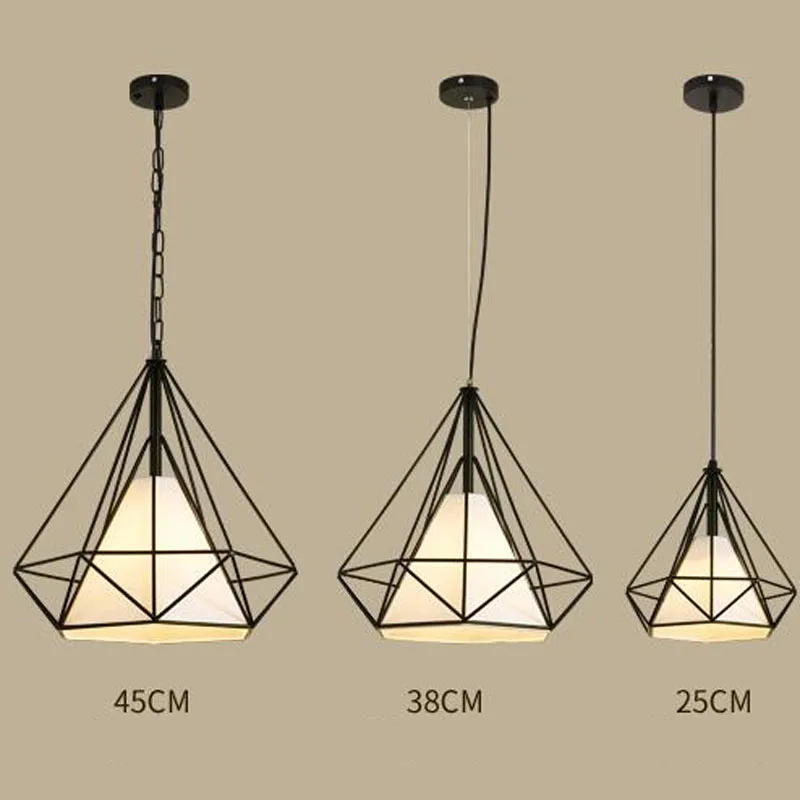 North Eupore Simple Diamond Suspension Pendant Lamp (1)
