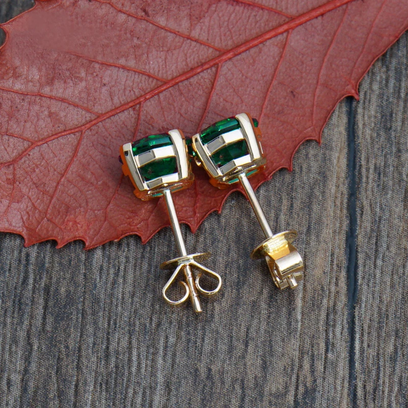 Lab Colombia AAA Solid 14K Yellow Gold irregular Cut 4 Prong Earrings Emerald Earrings Fine Gold Jewelry For Women
Lab Colombia AAA Solid 14K Yellow Gold irregular Cut 4 Prong Earrings Emerald Earrings Fine Gold Jewelry For Women