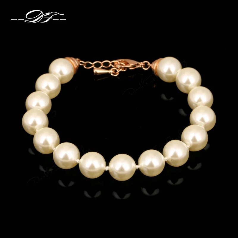 Double Fair Rope Chain Bracelets & Bangles HotSale Rose Gold Color Fashion Simulated Pearl Beads Jewelry For Women DFH208
Double Fair Rope Chain Bracelets & Bangles HotSale Rose Gold Color Fashion Simulated Pearl Beads Jewelry For Women DFH208