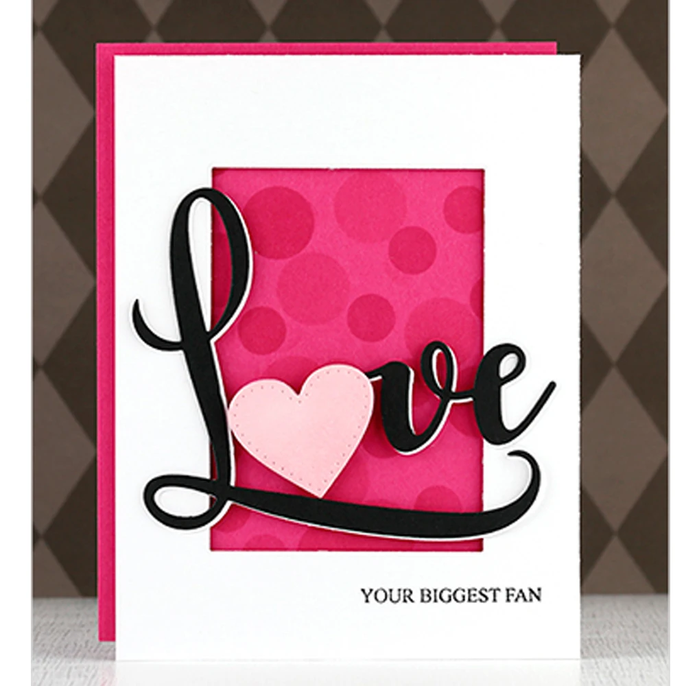 Love Heart Love Words Shape Metal Cutting Dies Stencil Scrapbook Album Embossing For Gift Card Making Handcrafts Decor
Love Heart Love Words Shape Metal Cutting Dies Stencil Scrapbook Album Embossing For Gift Card Making Handcrafts Decor