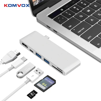 6 in 1 USB C hub to HDMI 4K USB 3.0 Splitter adapter with SD/TF Card Reader Type C adapter for Macbook and Mackbook Pro
6 in 1 USB C hub to HDMI 4K USB 3.0 Splitter adapter with SD/TF Card Reader Type C adapter for Macbook and Mackbook Pro