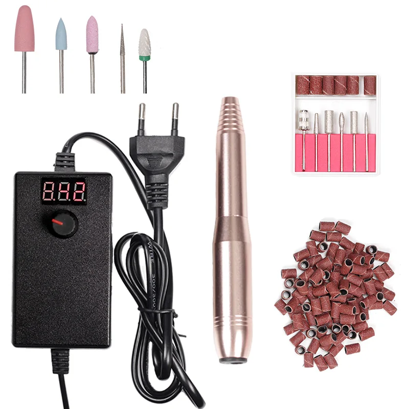Electric Nail Drill Machine 30000RPM 12W Pro Diamond Nail Cutter Bit Pedicure Maniure Machine Nail Drill Bits Nail Polisher Tool
Electric Nail Drill Machine 30000RPM 12W Pro Diamond Nail Cutter Bit Pedicure Maniure Machine Nail Drill Bits Nail Polisher Tool