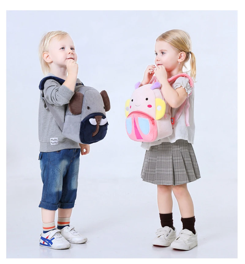 2019 Animal Plush Backpack Cartoon School Shoulder Bag Kid SnackPlush Dolls Plush Soft Baby Toys Kids Children's Gift (10)