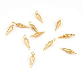 Small Cone with Bail Little Charm Stainless Steel Pendant Gold/Steel Color Wholesale 5000pcs
Small Cone with Bail Little Charm Stainless Steel Pendant Gold/Steel Color Wholesale 5000pcs