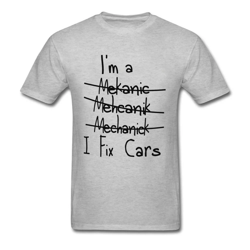 Engineer Architect Mechanics I Fix Car Men T Shirts Letter Text Machine Round Collar Cotton Europe Clothing Shirt Grey
Engineer Architect Mechanics I Fix Car Men T Shirts Letter Text Machine Round Collar Cotton Europe Clothing Shirt Grey