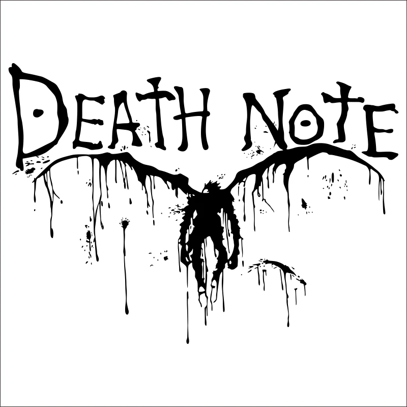 CHM-DCTAL Death Note etiqueta del coche Ryuuku pared ventiladores de dibujos animados vinilo наклейка | Дом и сад