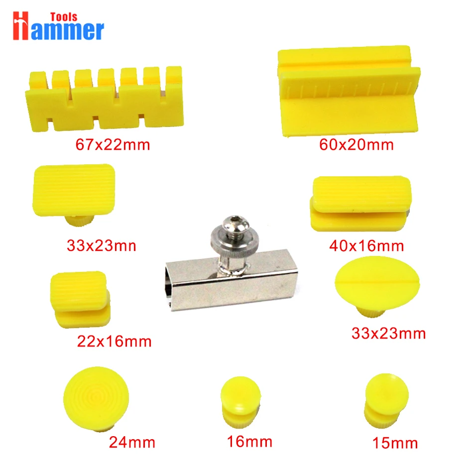 10 pcs yellow glue tabs for slide hammer dent lifter hail dent repair tips car dent removal tools
10 pcs yellow glue tabs for slide hammer dent lifter hail dent repair tips car dent removal tools