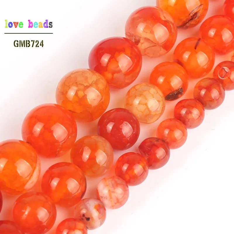 Natural Orange Fire Dragon Veins Agates Round Loose Stone Beads for Jewelry Making DIY Bracelets 15'' 6mm 8mm 10mm
Natural Orange Fire Dragon Veins Agates Round Loose Stone Beads for Jewelry Making DIY Bracelets 15'' 6mm 8mm 10mm