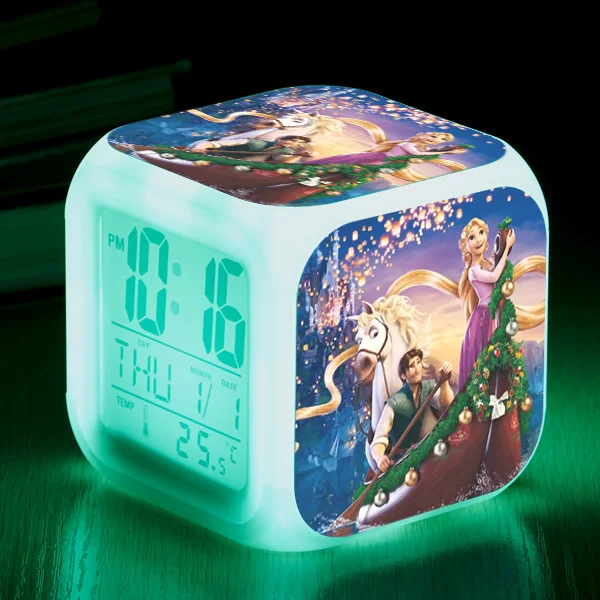 Anime Cartoon Movie TV Tangled Toys Sleep Light Princess Tangled 7 Colors Changing LED Night led Clock for Kids Gilrs Boys
Anime Cartoon Movie TV Tangled Toys Sleep Light Princess Tangled 7 Colors Changing LED Night led Clock for Kids Gilrs Boys