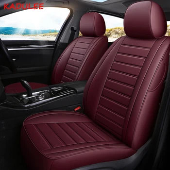 KADULEE custom leather car seat cover For Subaru Outback impreza Wagon Legacy Forester Tribeca XV auto accessories car seats