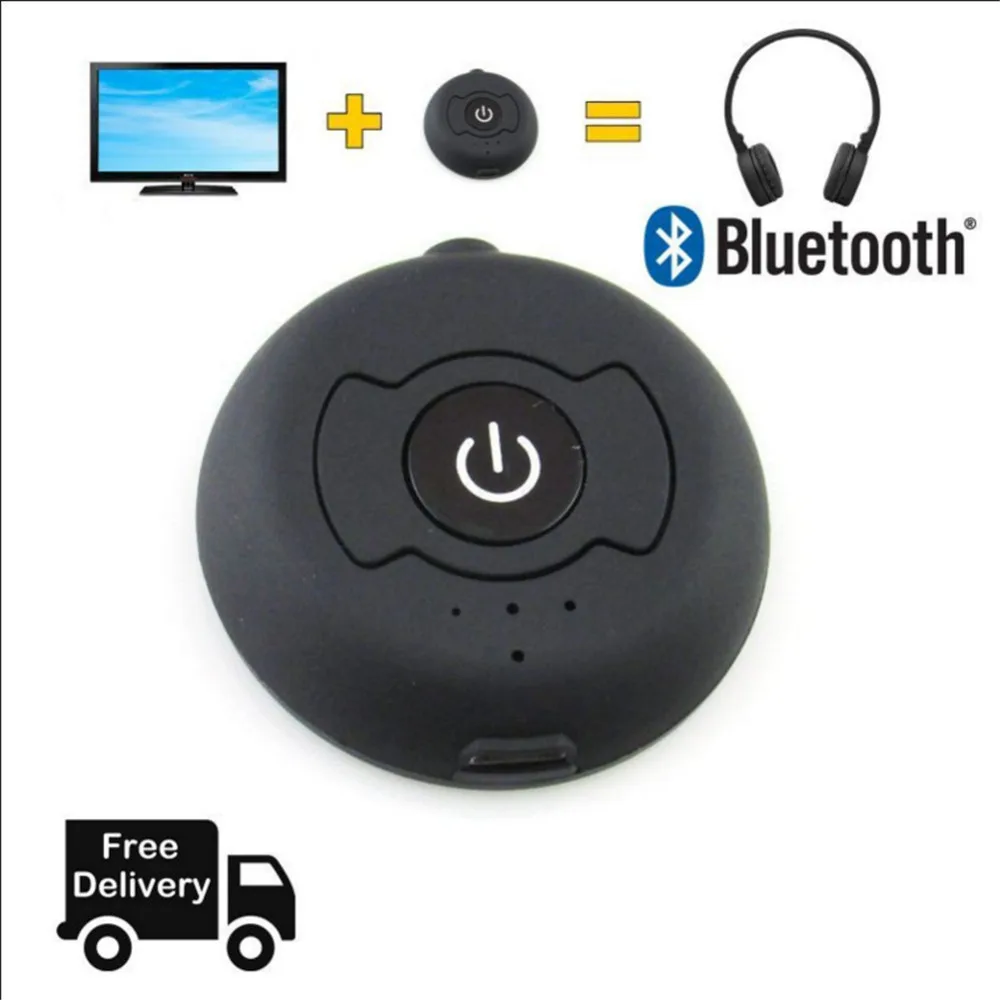 Bluetooth Music Transmitter Audio 4.0 H366T Wireless Adapter 3.5mm Jack TV Stereo Send Audio Signal to a receiver via bluetooth
Bluetooth Music Transmitter Audio 4.0 H366T Wireless Adapter 3.5mm Jack TV Stereo Send Audio Signal to a receiver via bluetooth