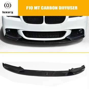 

F10 M Performance Style Carbon Fiber Front Bumer Lip Spoiler for BMW F10 520i 528i 530i 535i 520d 525d 530d 535d M-tech M-sport