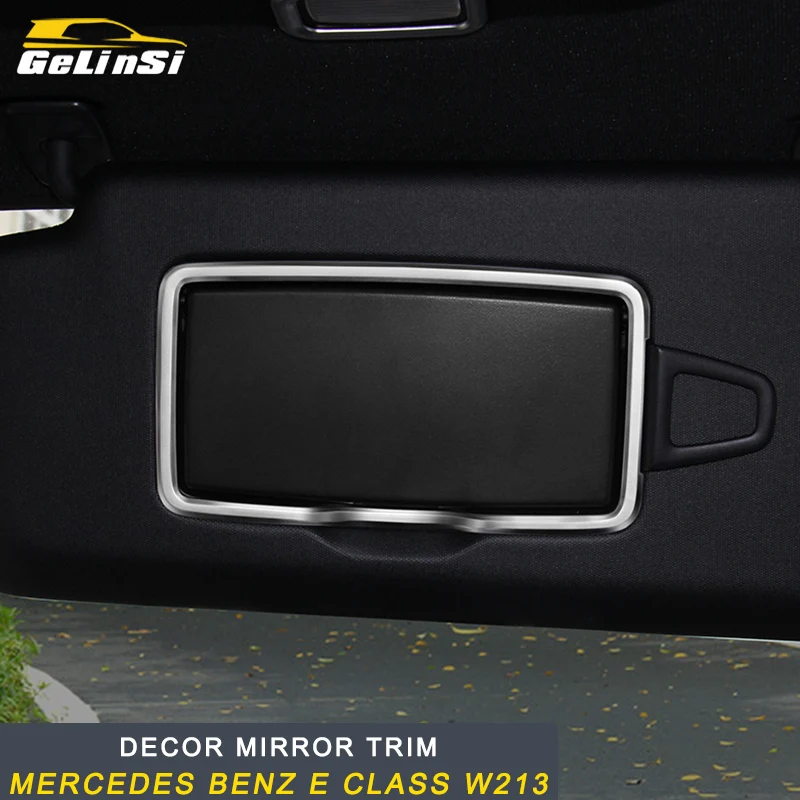 GELINSI For Mercedes Benz E Class W213 C Class W205 Auto Car Front Makeup Mirror Frame Chrome Trim Sticker Cover Accessories
GELINSI For Mercedes Benz E Class W213 C Class W205 Auto Car Front Makeup Mirror Frame Chrome Trim Sticker Cover Accessories