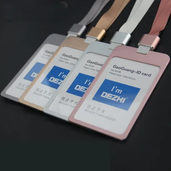 100*69mm Exhibition Supplies Plus Style Metal Badge Card Holders with Polyester Lanyard, LOGO Customize Business Holders XP11
100*69mm Exhibition Supplies Plus Style Metal Badge Card Holders with Polyester Lanyard, LOGO Customize Business Holders XP11