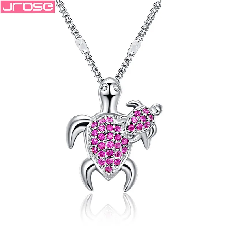 JROSE Fashion Silver Plated Black Rose Red Sea Turtle Pendant Necklace for Women Female Animal Wedding Ocean Beach Jewelry Gift
JROSE Fashion Silver Plated Black Rose Red Sea Turtle Pendant Necklace for Women Female Animal Wedding Ocean Beach Jewelry Gift