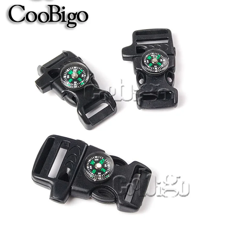 3/4" 5/8" Side Release Buckle Emergency Survival Compass Whistle Parachute 550 Cord Rope Paracord Bracelet Outdoor Accessories
3/4" 5/8" Side Release Buckle Emergency Survival Compass Whistle Parachute 550 Cord Rope Paracord Bracelet Outdoor Accessories