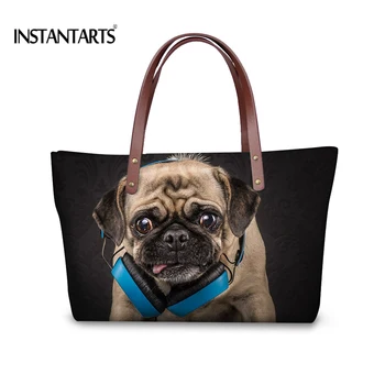 INSTANTARTS Cute 3D Animal Printed Women Handbags for Ladies Shopping Pug Dog Tote Bags Brand Designer Fashion Top Handle Bag
INSTANTARTS Cute 3D Animal Printed Women Handbags for Ladies Shopping Pug Dog Tote Bags Brand Designer Fashion Top Handle Bag