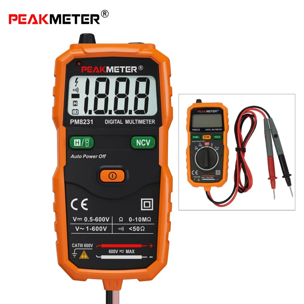 Portable DC/AC Mini Digital Multimeter Pocket Size Smart Intelligent Measurement Voltage Resistance Tester
Portable DC/AC Mini Digital Multimeter Pocket Size Smart Intelligent Measurement Voltage Resistance Tester