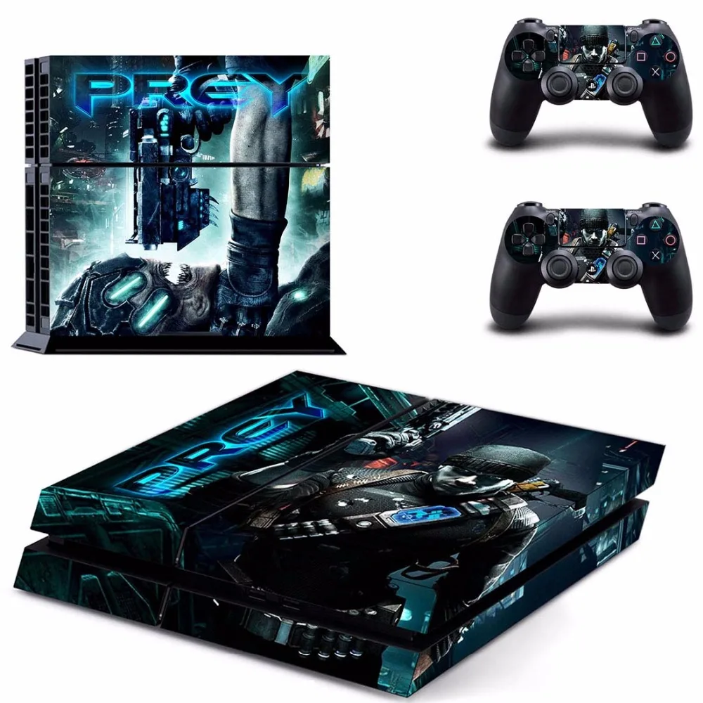 PREY PS4 Full Skin Sticker Faceplates for Sony playstation 4 Console and Controller | Электроника