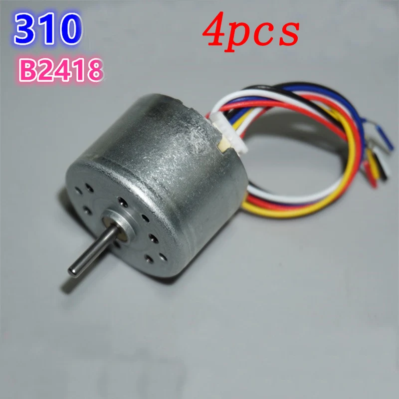 4pcs 310 (B2418) Low Speed Brushless Motor PWM Adjust DC 5V 9200RPM Inner Built Driven for RC Model DIY Assembly Engine | Игрушки и
