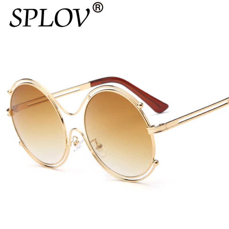 SPLOV Women Sunglasses Mirror Round lens Shades Metal Frame Sun glasses Women Brand Designer Summer Style Double Circle Eyewear
SPLOV Women Sunglasses Mirror Round lens Shades Metal Frame Sun glasses Women Brand Designer Summer Style Double Circle Eyewear