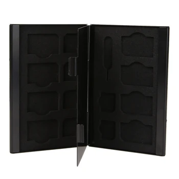 For Micro SD Memory Card Storage Box Case Holder Protector 15 in 1 Aluminum SIM Micro Nano SIM cards Storage hold
For Micro SD Memory Card Storage Box Case Holder Protector 15 in 1 Aluminum SIM Micro Nano SIM cards Storage hold
