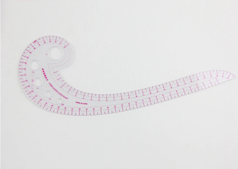 CIASSTHREE Transparent Comma Shaped Designers Curve Ruler for Dressmaking Tailor Support Tools and Easy Sewing Pattern Ruler
CIASSTHREE Transparent Comma Shaped Designers Curve Ruler for Dressmaking Tailor Support Tools and Easy Sewing Pattern Ruler