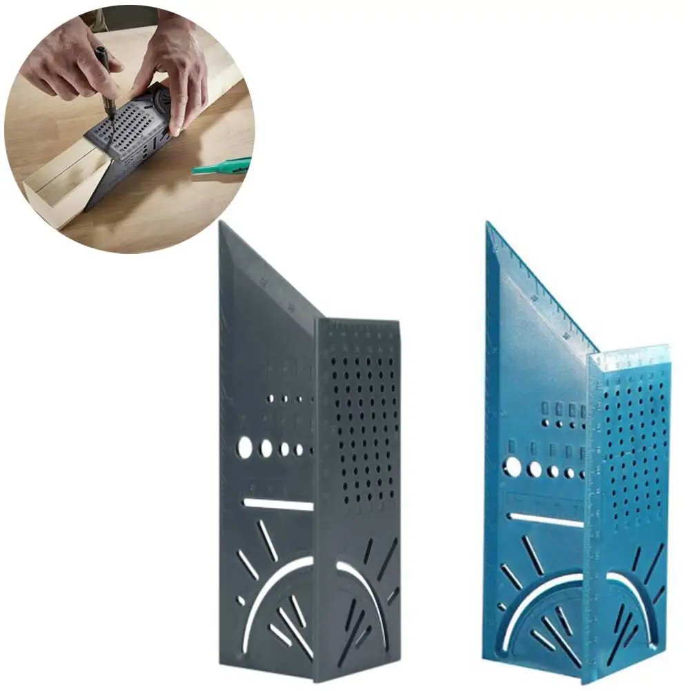 Woodworking scribe T-Type ruler 3D mark line gauge ruler square layout 90 degree measure tool with gauge & rule
Woodworking scribe T-Type ruler 3D mark line gauge ruler square layout 90 degree measure tool with gauge & rule