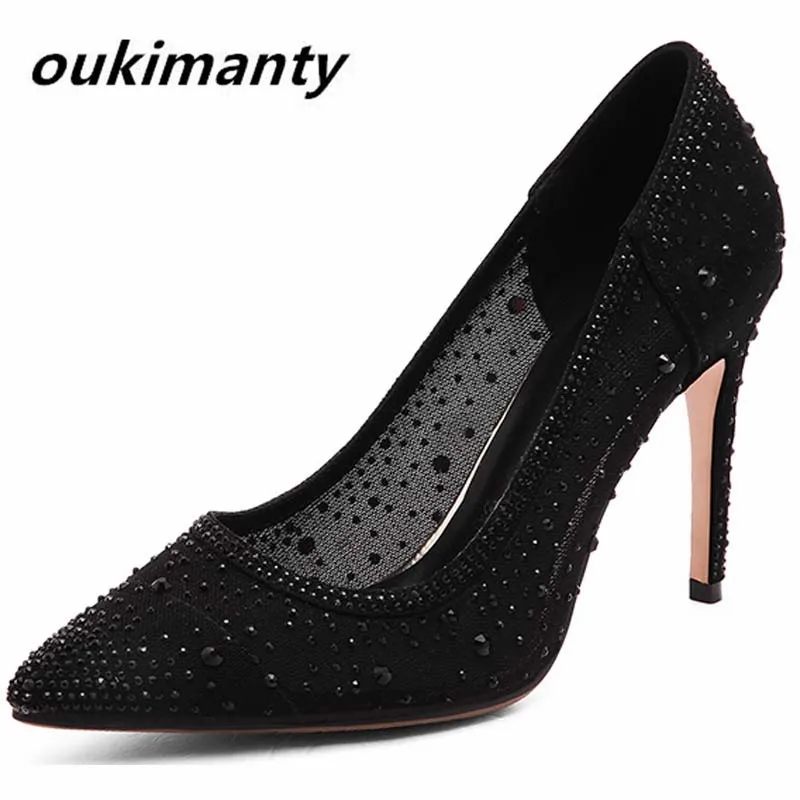 Spring Summer Thin heels Sexy Women Shoes Fashion Crystal Rhinestone Women Pumps Super High Heels For Ladies #Y0149101Q
Spring Summer Thin heels Sexy Women Shoes Fashion Crystal Rhinestone Women Pumps Super High Heels For Ladies #Y0149101Q