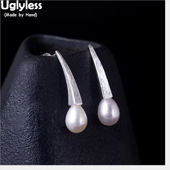 Uglyless 100% Real 925 Sterling Silver Triangle Earrings for Women Natural Water Drop Pearls Earrings Baroque Pearls Brincos
Uglyless 100% Real 925 Sterling Silver Triangle Earrings for Women Natural Water Drop Pearls Earrings Baroque Pearls Brincos
