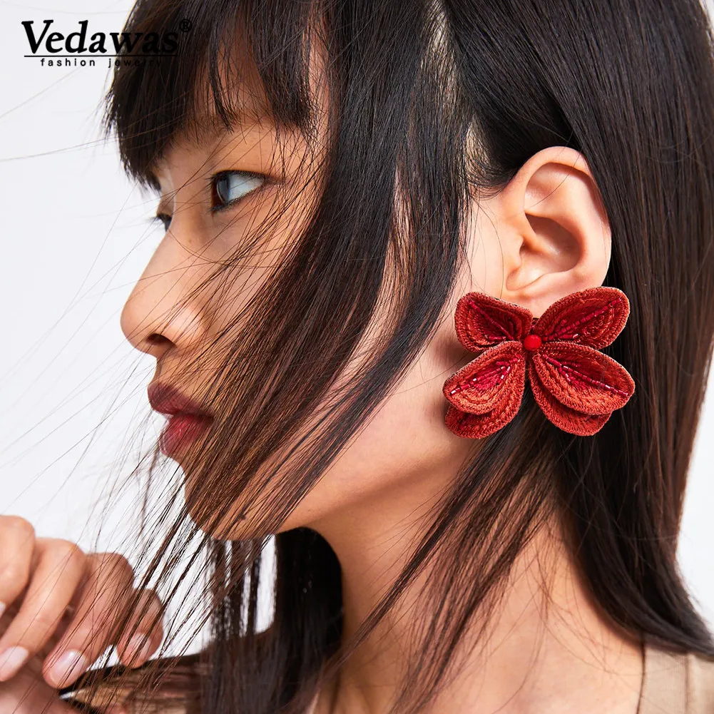 Vedawas 2019 ZA Flower Earrings Handmade Beads Statement Drop Dangle Earrings for Women Wedding Party Gifts Oorbellen xg2999
Vedawas 2019 ZA Flower Earrings Handmade Beads Statement Drop Dangle Earrings for Women Wedding Party Gifts Oorbellen xg2999