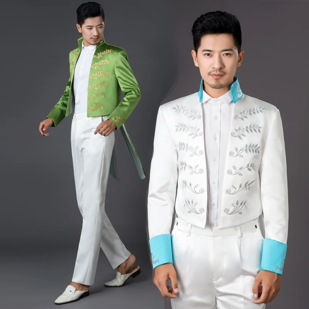 HOT 2019 new Men tuxedo suits groom groomsman formal dress performance wear singer costumes Host clothing ( tuxedo + pants)
HOT 2019 new Men tuxedo suits groom groomsman formal dress performance wear singer costumes Host clothing ( tuxedo + pants)