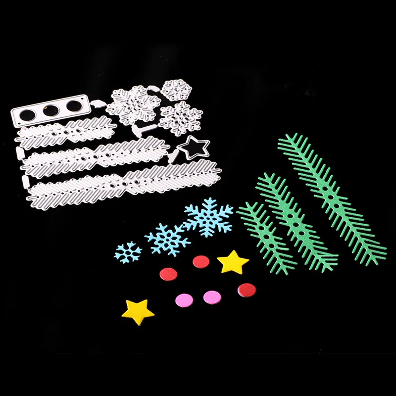 Carbon Steel Cutting Dies Christmas Tree Leaves Embossing Cutting Dies Stencils Templates for DIY Xmas Card Scrapbooking Album
Carbon Steel Cutting Dies Christmas Tree Leaves Embossing Cutting Dies Stencils Templates for DIY Xmas Card Scrapbooking Album