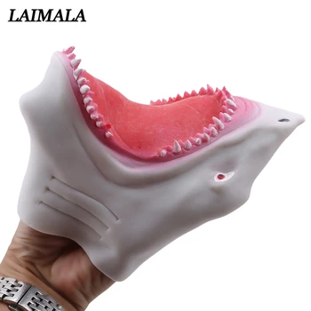Shark Hand Puppet For Stories Non-toxic Soft Silicone Animal Head Hand Puppet Realistic Shark Model Figure Toy For Children Gift
Shark Hand Puppet For Stories Non-toxic Soft Silicone Animal Head Hand Puppet Realistic Shark Model Figure Toy For Children Gift