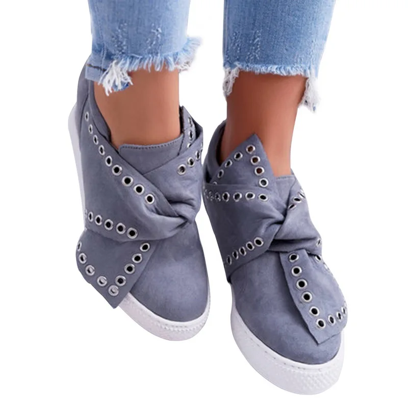 Adisputent Women Sneakers Ladies Suede Bow Tie Slip On Vulcanized Shoes Female Increase In Flats Footwear
Adisputent Women Sneakers Ladies Suede Bow Tie Slip On Vulcanized Shoes Female Increase In Flats Footwear