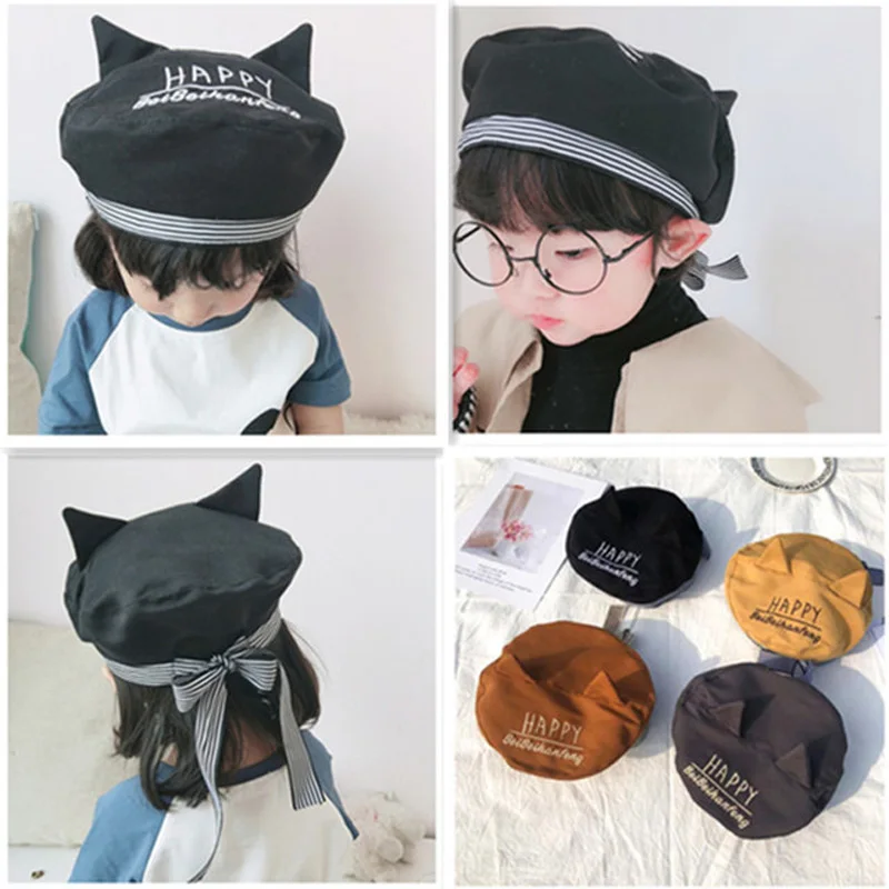 Children's Hat Summer Baby Sunshade Cap Personality Ear Fashion Girls Cap Embroidered Beret Spring Boys Hat 2019 New
Children's Hat Summer Baby Sunshade Cap Personality Ear Fashion Girls Cap Embroidered Beret Spring Boys Hat 2019 New