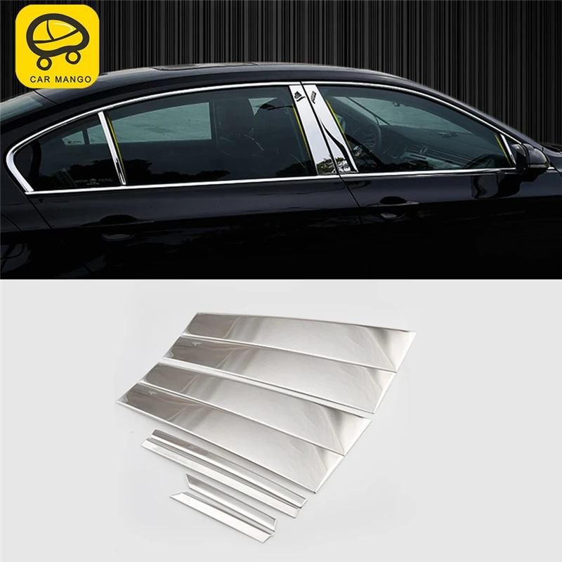 CARMANGO for VW Volkswagen Passat B8 2017-2019 Car Body Middle Column Gloss Chrome Cover Trim Frame Sticker Exterior Accessories
CARMANGO for VW Volkswagen Passat B8 2017-2019 Car Body Middle Column Gloss Chrome Cover Trim Frame Sticker Exterior Accessories