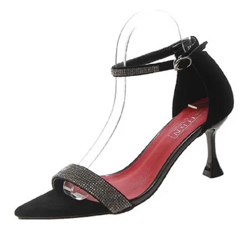 Shoes women 2019 new fashion wild rhinestone women's shoes word buckle with stiletto fashion open toe pointed sandals
Shoes women 2019 new fashion wild rhinestone women's shoes word buckle with stiletto fashion open toe pointed sandals